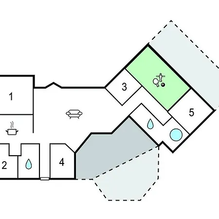 펜션 Stunning Home In Vejers Strand *